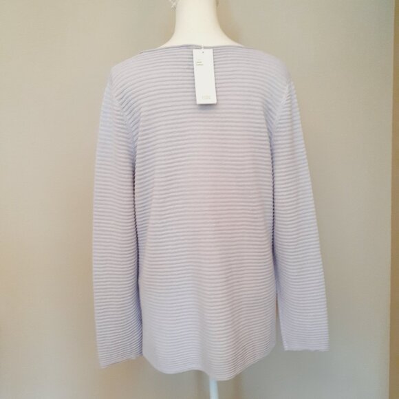 Eileen Fisher Organic Linen/Cotton Knit Top NWT - Picture 5 of 13